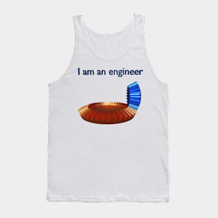 I am an engineer: bevel gear Tank Top